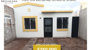 CASA EN VENTA FRACC. URBI VILLA DEL REY, LOS MOCHIS, SINALOA