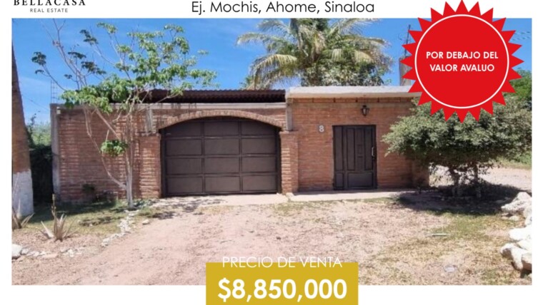 CAMPESTRE EN VENTA, EJ. MOCHIS, AHOME, SINALOA