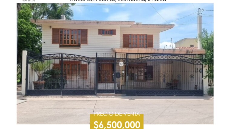 CASA EN VNETA, FRACC. LAS FUENTES, LOS MOCHIS, AHOME, SINALOA
