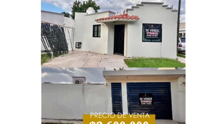CASA EN VENTA FRACC. VALLE BONITO, LOS MOCHIS, AHOME, SINALOA