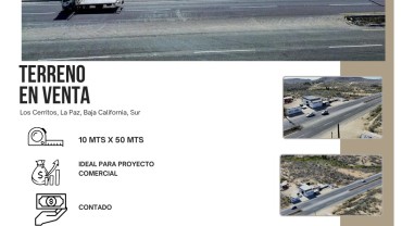 TERRENO EN VENTA, LOS CERRITOS, LA PAZ BAJA CALIFORNIA SUR